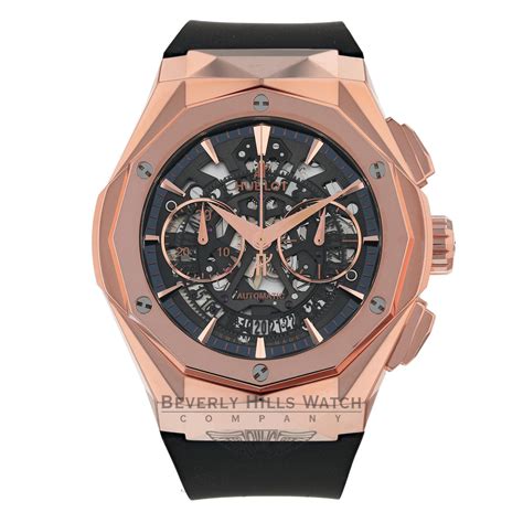 hublot classic fusion aerofusion rose gold|hublot classic fusion black dial.